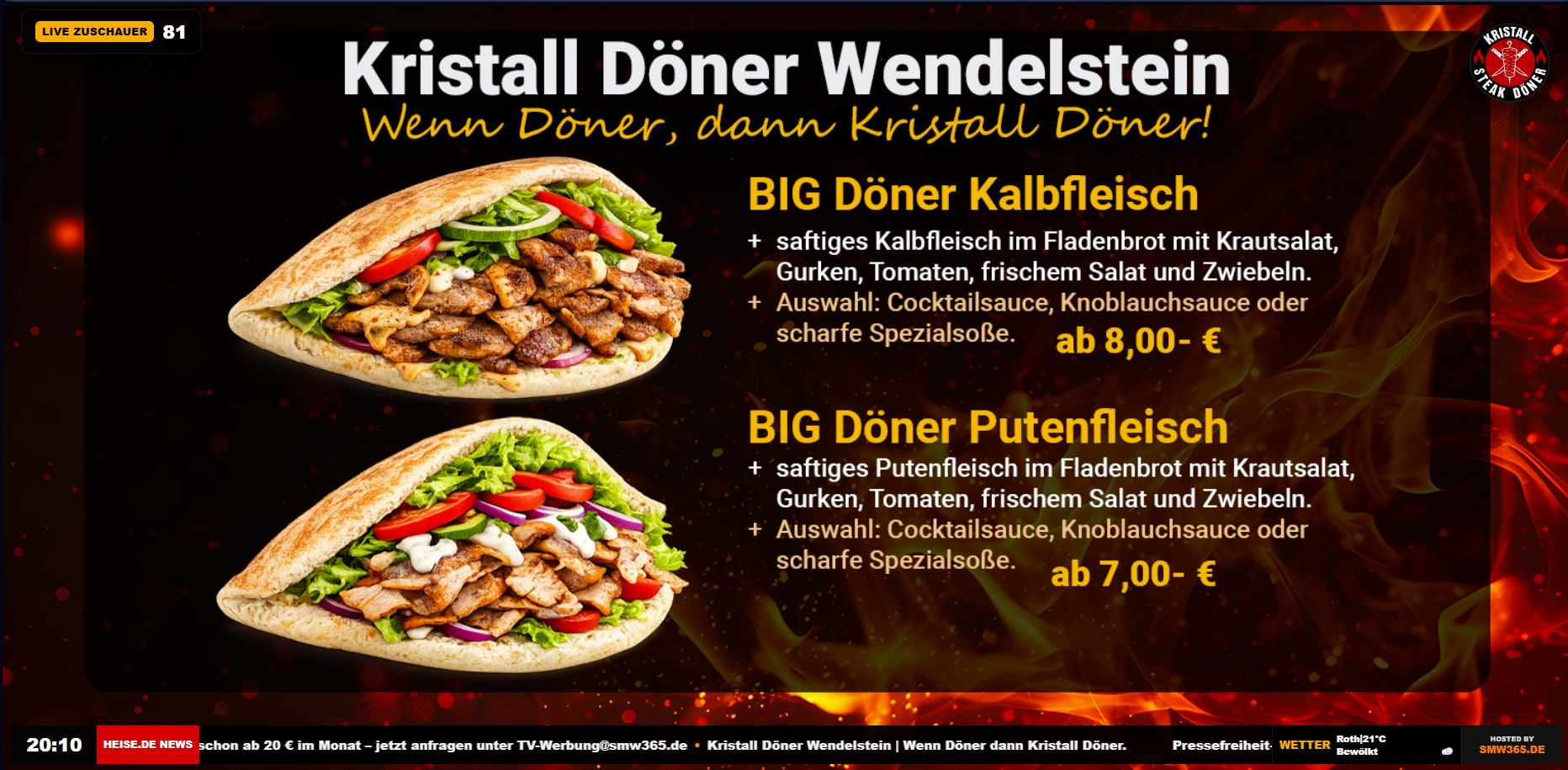 Kristall Steak Döner Tv