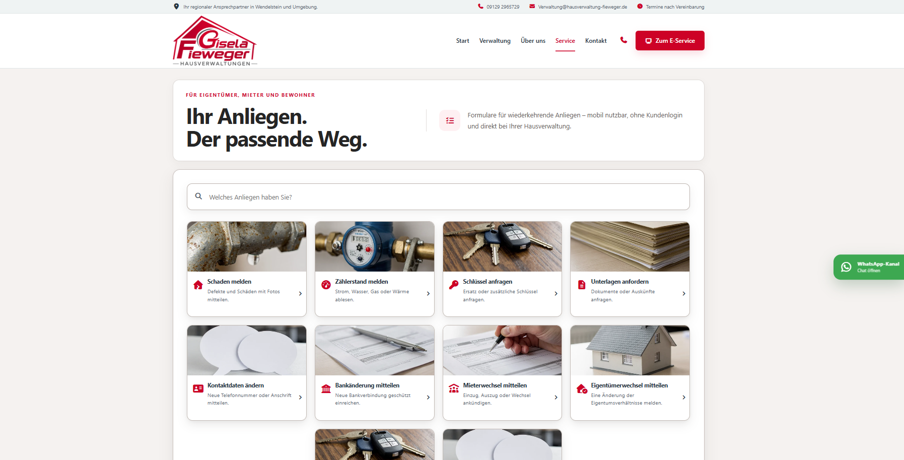 Hausverwaltung Fieweger – persönliche Verwaltung digital gedacht