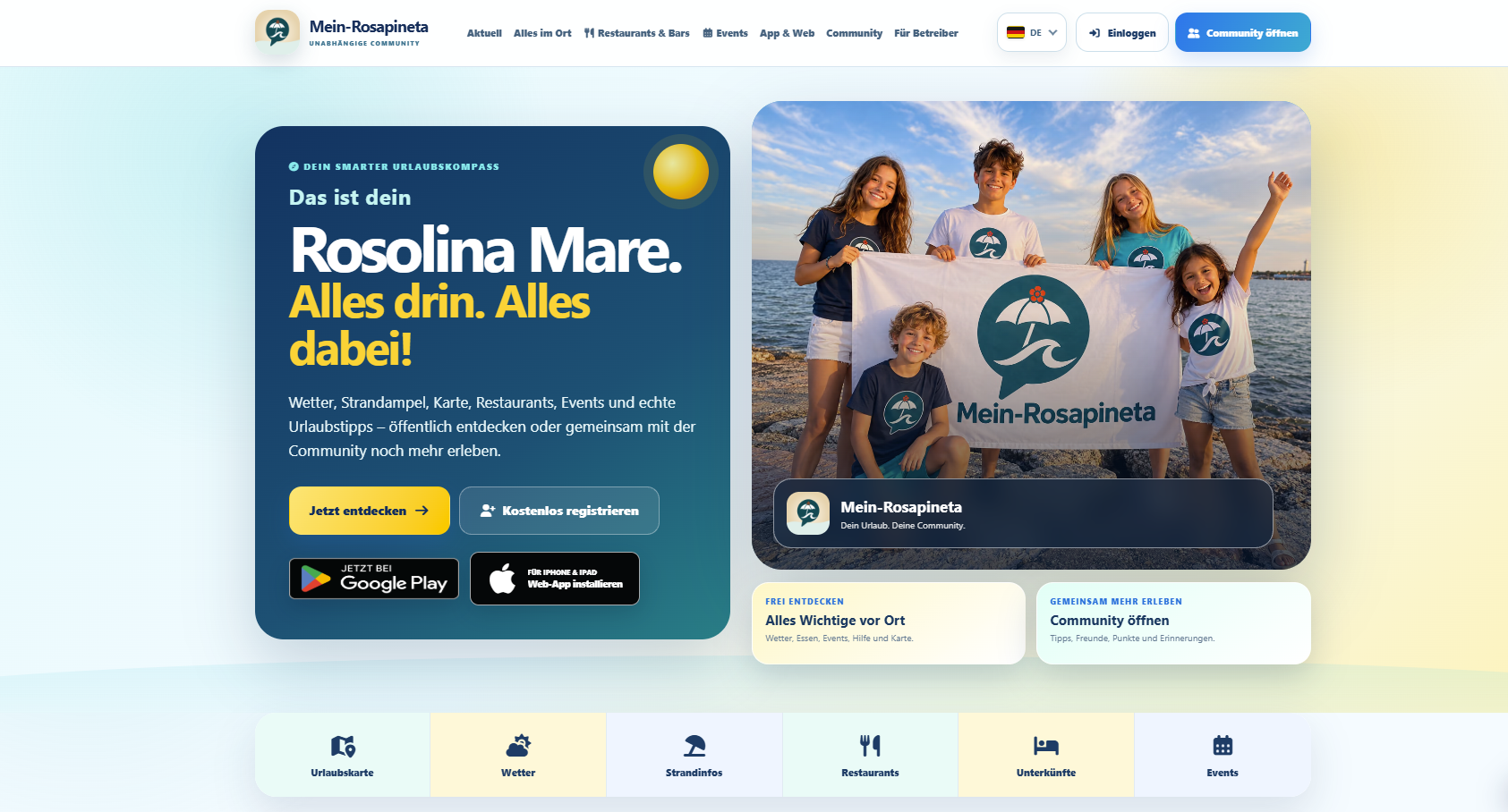 Mein-Rosapineta.de – Webportal & Community